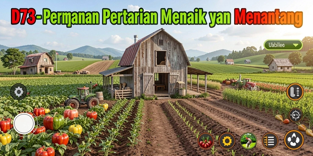 Menampilkan gameplay pertanian yang seru dan menyenangkan di D73.
