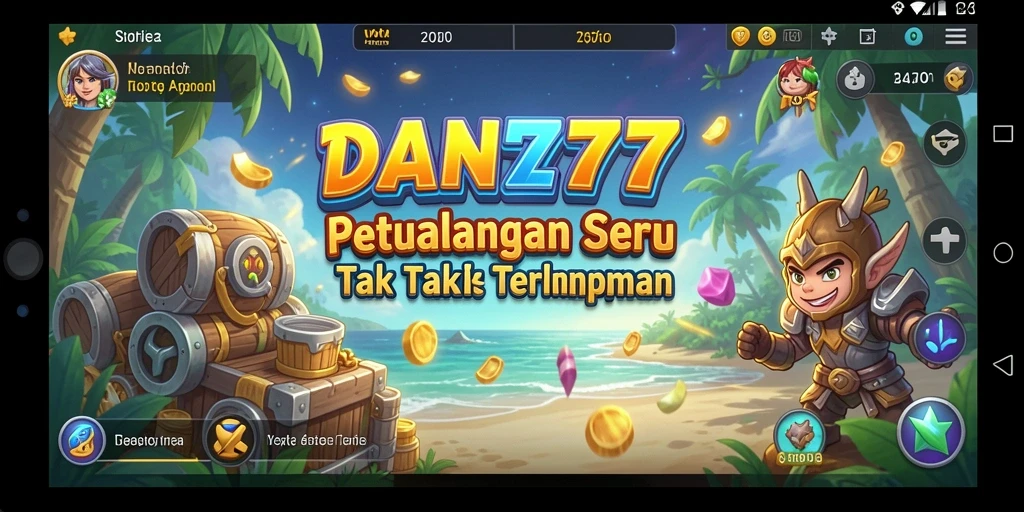 Tampilan permainan petualangan yang seru dan menantang dari DAN777.