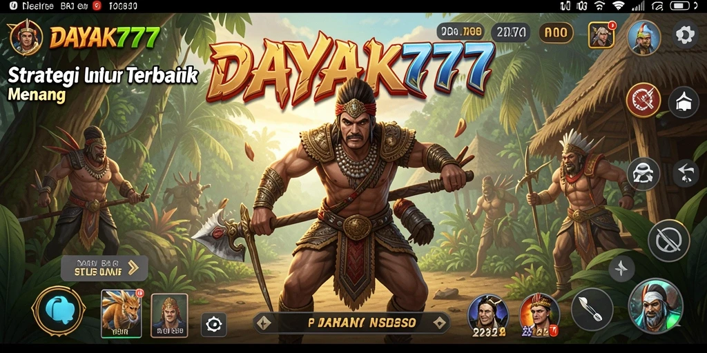 Gameplay strategi yang intens dan menegangkan di DAYAK777.