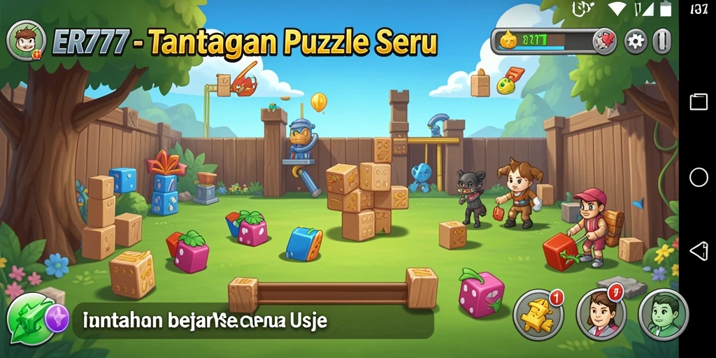 Tampilan Gameplay Puzzle ER777 yang Menantang dan Seru.