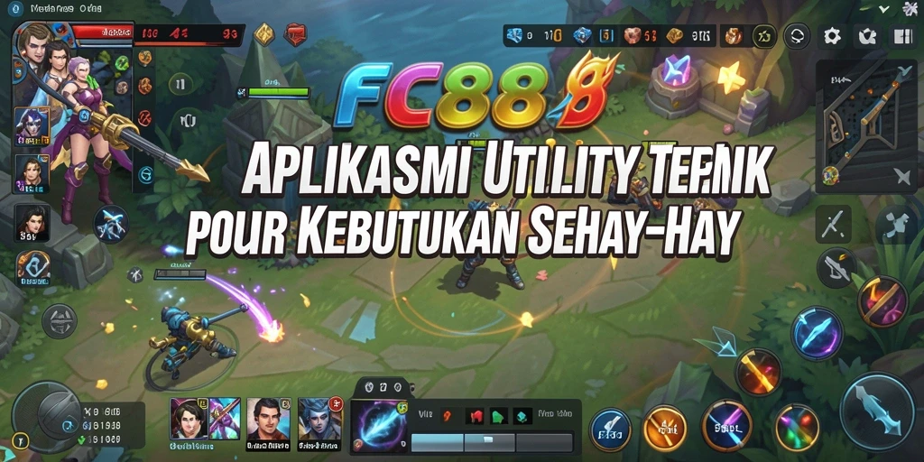 Tangkapan layar FC888 menampilkan antarmuka aplikasi Utility yang sederhana dan intuitif.