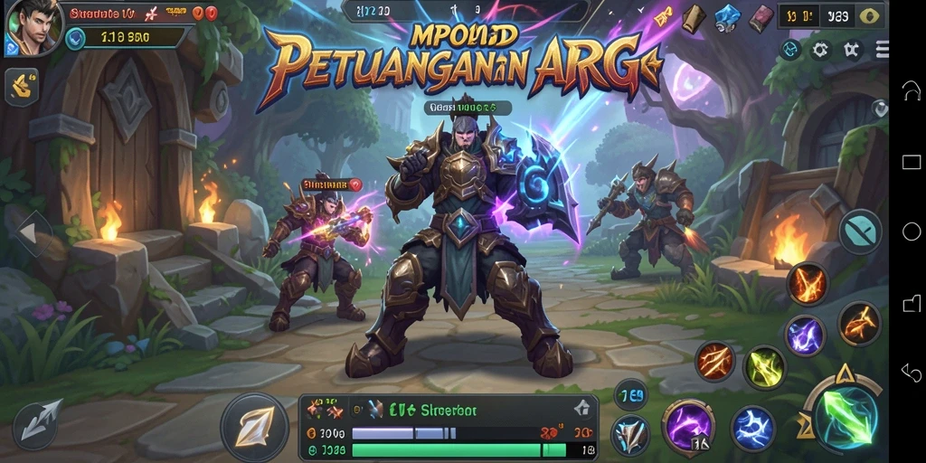 Tangkapan layar MPOID menampilkan aksi pertarungan seru dalam pengalaman ARPG.