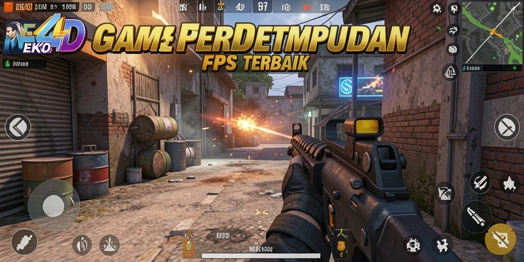 Tampilan gameplay seru dari NEKO4D yang penuh aksi FPS.