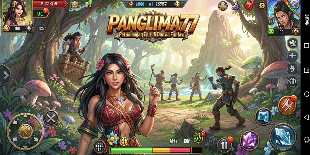 Tangkapan layar dari gameplay <strong>PANGLIMA77</strong> yang menampilkan pertarungan seru.