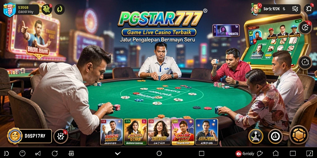Tampilan gameplay menarik dari PGSTAR777 di Live Casino.