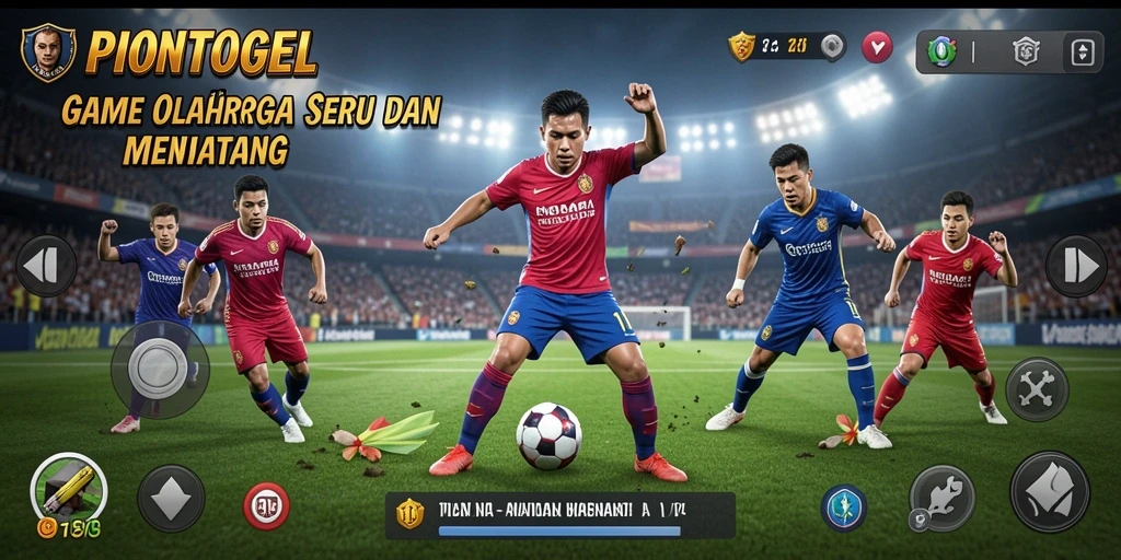 Tampilan gameplay olahraga yang seru dalam PIONTOGEL.