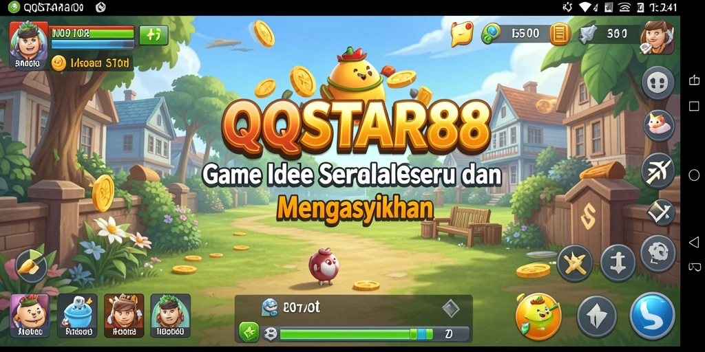 Screenshot utama QQSTAR88 menunjukkan gameplay Idle yang menarik dan strategis.