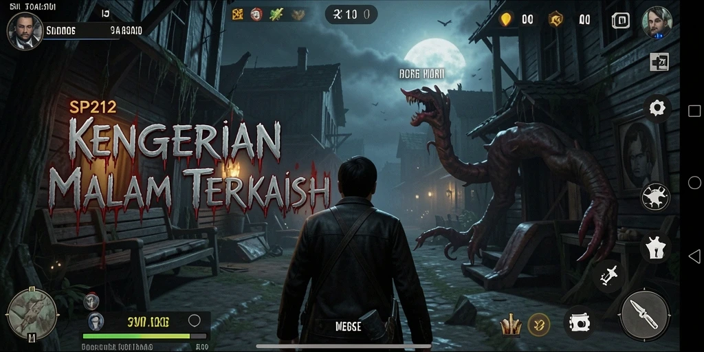 Gameplay menegangkan SP212 di dunia kegelapan.
