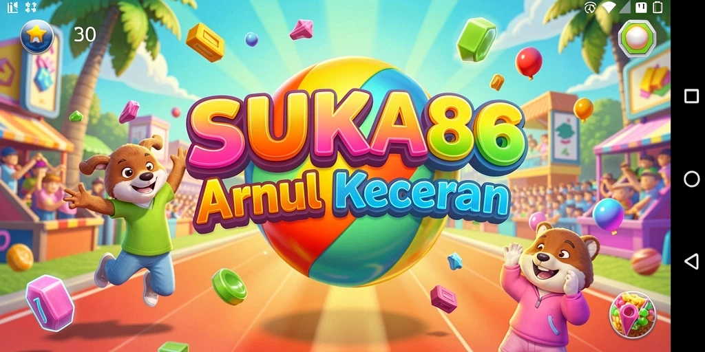 Tampilan gameplay penuh aksi dan keseruan SUKA86.
