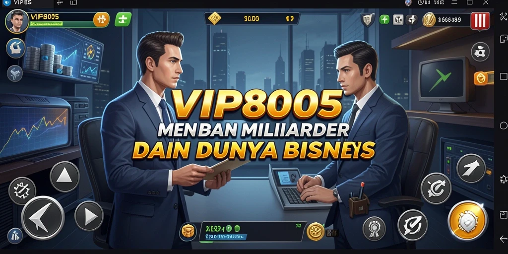 Tampilan gameplay <strong>VIP805</strong> yang menantang dan interaktif dalam membangun bisnis.