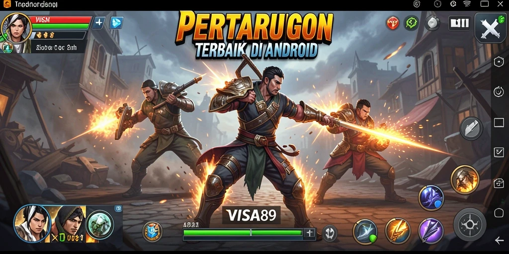 Tampilan gameplay seru dan mendebarkan dari VISA89.